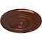 Ekena Millwork Dylar Ceiling Medallion (Fits Canopies up to 6 1/4"), Hand-Painted Copper Penny, 30"OD x 2 1/4"P CM30DYCPS - alternate 3